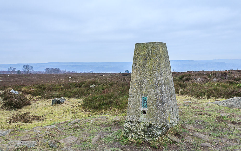 Stanton Moor trig Stanton Moor trig